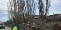 В Крымском районе ликвидируют последствия сильного ветра - Газета Призыв